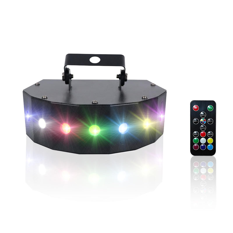 Stage Strobe Light,105W LED Stage Lights,Sound Activated and Auto Mode, Stage Lighting for Bars Birthday Wedding Halloween with Remote Control (RGB Light) RGB Light