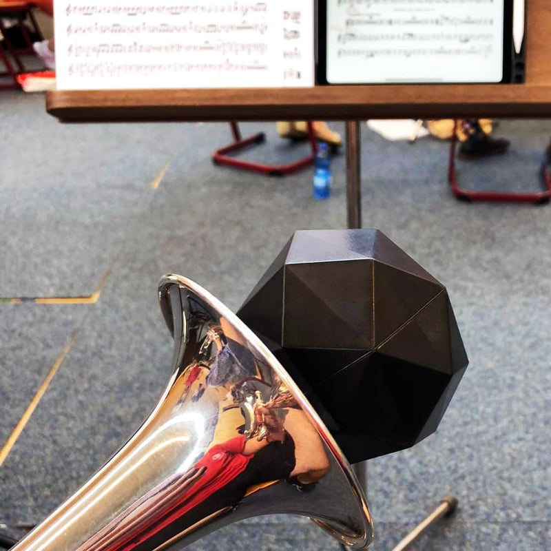 "Cambridge" Bb Trumpet & Cornet Straight Mute - Lightweight, Precision-Tuned, Easy to Play - Undentable Design for Beginners and Professional Trumpet and Cornet Players