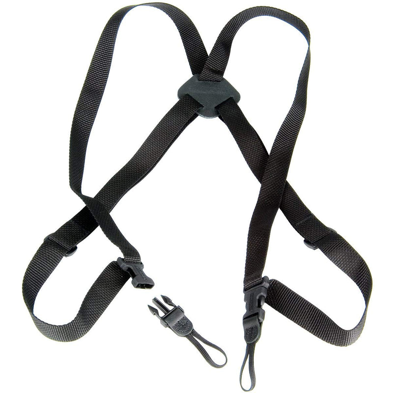 OP/TECH USA Bino/Cam Harness - Webbing, Black