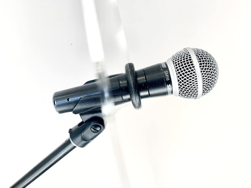 (11 inch Diameter) Crystal Clear Acrylic Vocal and Horn Deflector Shield: 4 Styles for Trumpet Saxophone Trombone Vocals and More 3mm Rigid Cast 11 inch Vocal And Horn Shield