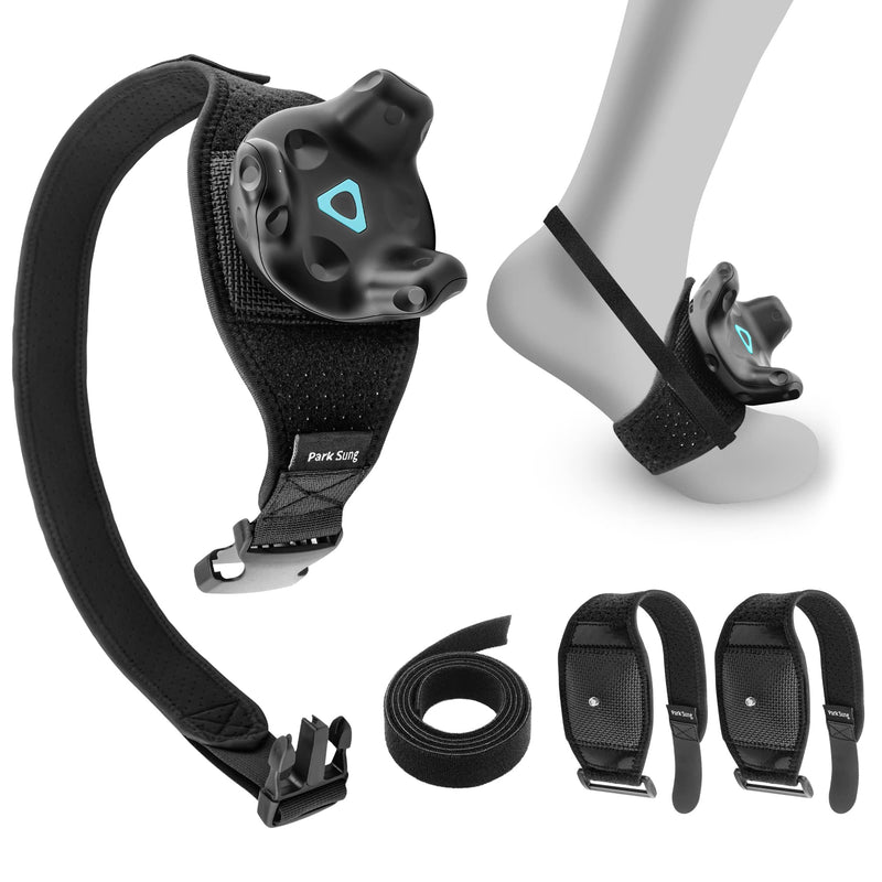 Tracker Straps and Belt, Foot Trackerstrap for HTC Vive Tracker, Full Body Tracking, Adjustable, Structure and Material Upgrade, 1TrackBelt+2 TrackStraps+1 Ankle Strap