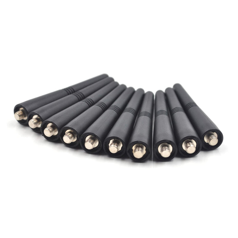 (10-Pack) PMAE4003 PMAE4003A UHF 403-470MHz Stubby Antenna for Motorola CP200 HT750 HT1250 GP320 GP328 GP340 GP380 P110 P1225 PR400 EX500 EX600 EX600XLS Two-Way Radio 3.5 inch