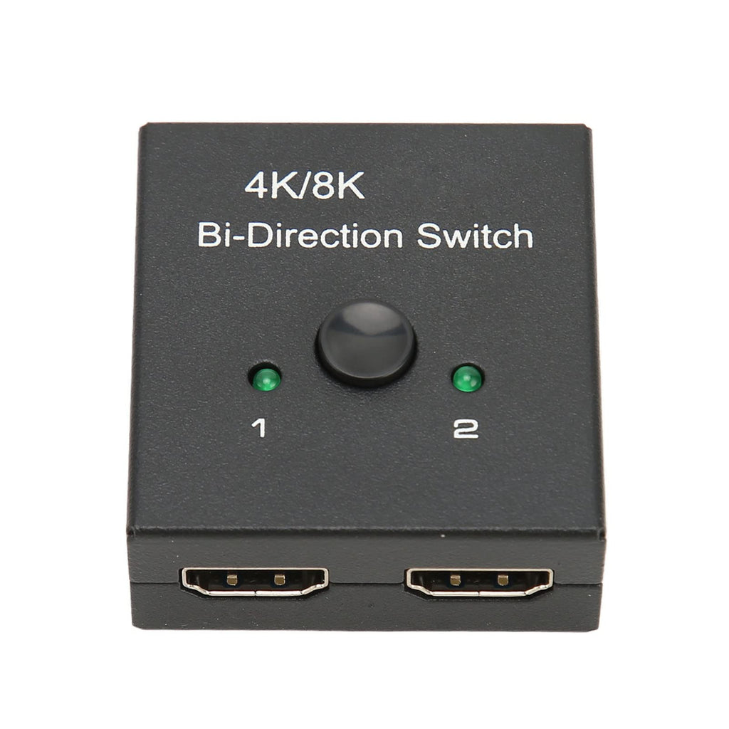 Bewinner HDMI Switch Splitter, 8K 60Hz 4K 120Hz Bi Directional HDMI 2.1 Splitter Switcher, 40Gbps 1 in 2 Out/2 in 1 Out HDMI Switch, for Xbox PS5/4/3 HDTV