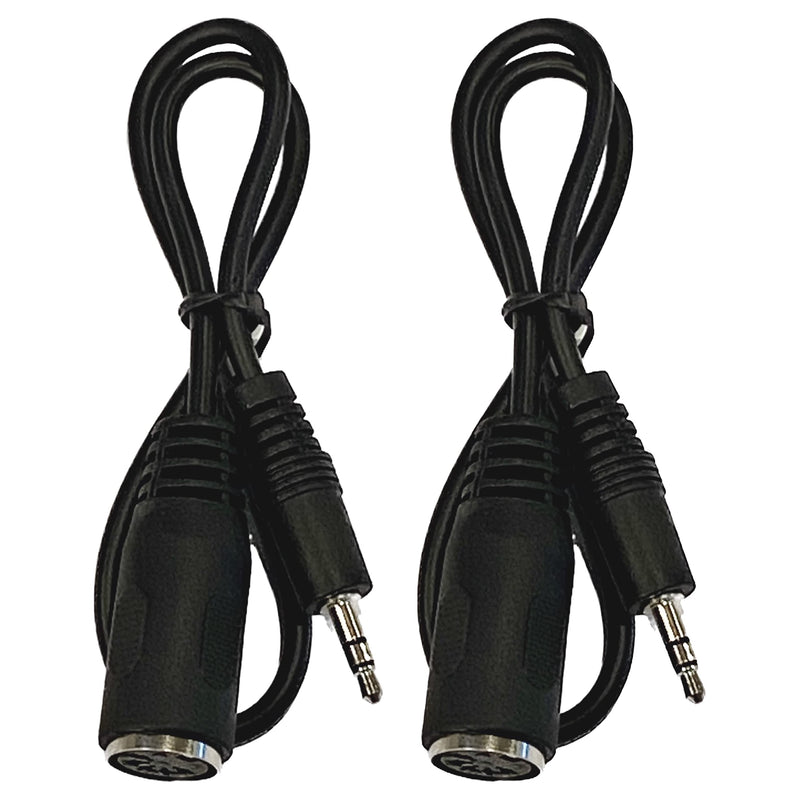 (2 Pack of Type-A MIDI to 3.5mm Adapter 14" Inch Cable