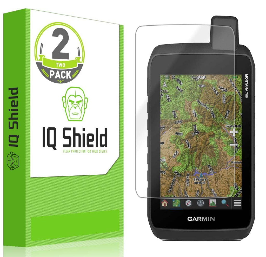 IQShield Screen Protector Compatible with Garmin Montana 700 700i 750i (2-Pack) Anti-Bubble Clear Film