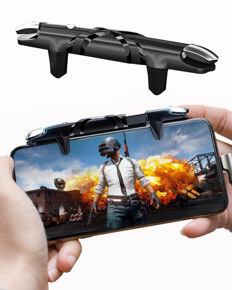 Mobile Phone Controller for Android & iPhone, Game Controller Compatible with PUBG Mobile/Knives Out/Call of Duty Mobile, Phone Triggers for Gaming with Sensitive Shoot and Aim