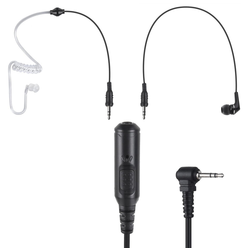 1 Pin 2.5mm Jack Ptt Mic Earpiece Headset Ear Piece Earbud for Motorola Talkabout Walkie Talkie mh230r fr60 mr350r t470 t380 t100 t200tp t260tp t2xx t460 t600 h2o t605 t7100 t472 t800 t6530