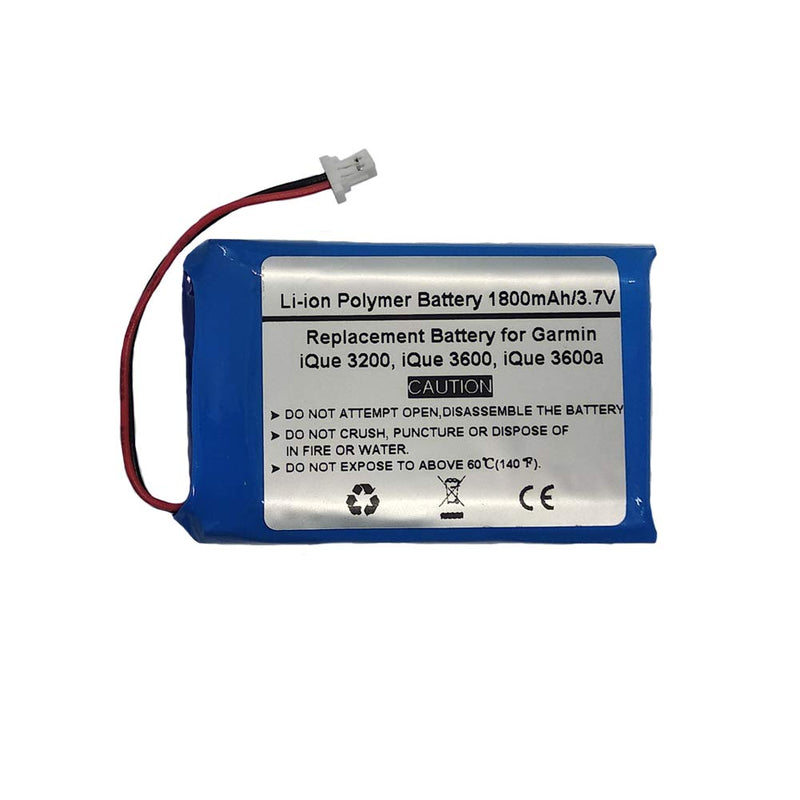 Starnovo 3.7V 1800mAh Replace GPS Navigator Battery for Garmin iQue 3200, iQue 3600, iQue 3600a,(P/N 1A2W423C2, A2X128A2)