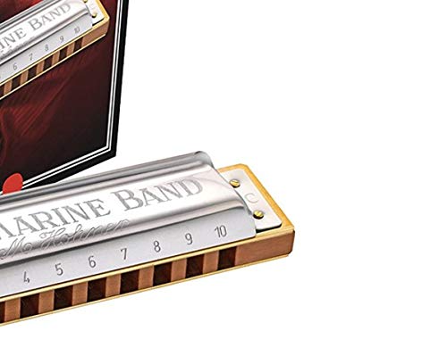 Hohner Accordions 1896BXF Marine Band Diatonic Harmonica - Key of F Major