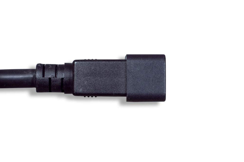 Cablelera AC Power Cord Extension, IEC320 C20 to IEC320 C19, 2' 12AWG, 20A, 250V (ZWACFGAB-02) 2ft