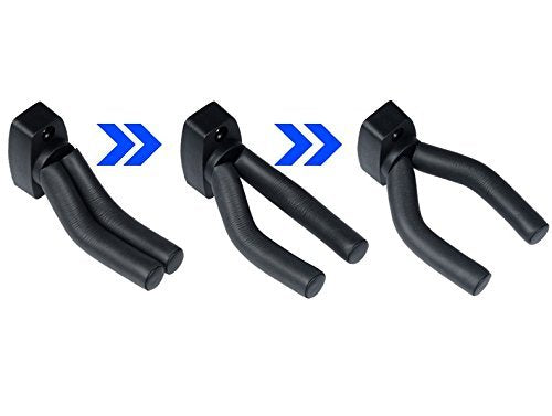 Guitar Mount Wall Hanger Stand Ukulele Wall Hook Keep Holder Mount Display 4 Pack with Guitar Picks Violin Wall Stand Mandolin Rack Bracket Bass Accessories Easy To Install(5 pack guitar picks) 4 pack 5 pick