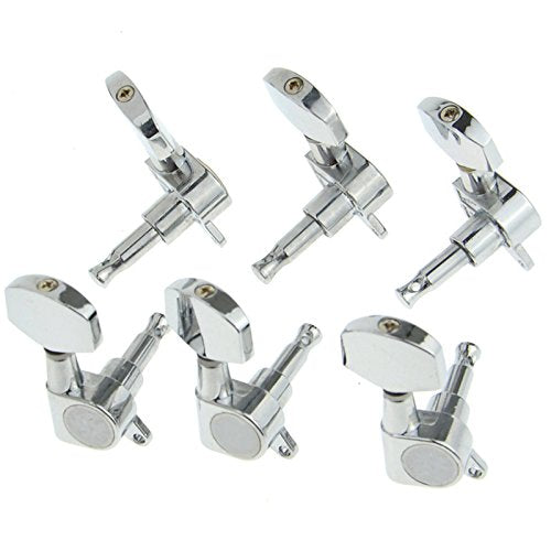 3R 3L Chrome Acoustic Electric Guitar Tuning Pegs keys Machine Heads
