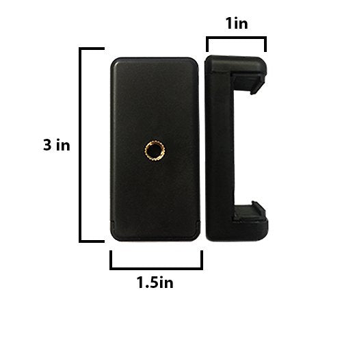 Acuvar 6.5” inch Flexible Tripod with Universal Mount for All Smartphones & an eCostConnection Microfiber Cloth