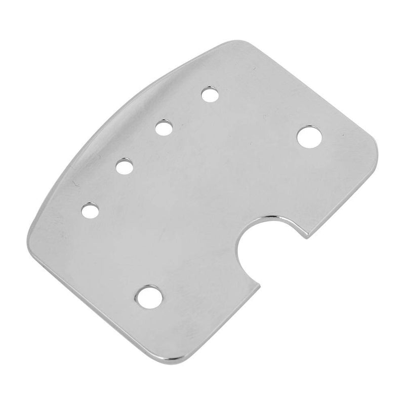 Guitar Tailpiece Metal 4 String Cigar Box Tailpiece Guitar Parts Chrome for Guitar Bass Musical Instrument