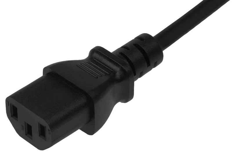 SF Cable 1ft 14AWG Low Profile 3-pin Plug NEMA 5-15P to C13 Standard Power Cord, 15Amp, 125Volt 1 ft