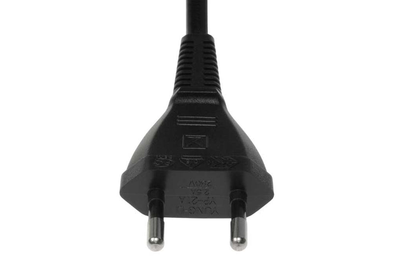 SF Cable, 2ft EN50075 European 2 pin to C7 Power Cord