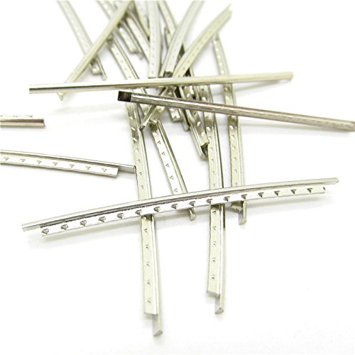 Acoustic Guitar Fret Wire Set 20pcs Copper 2.0mm Width Chrome