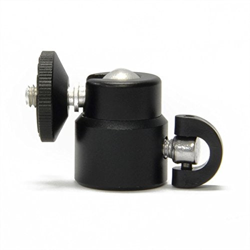 RetiCAM Mini Ball Head BHA10 - Metal Ballhead 360° Pan 90° Tilt Tripod Mount - BHA10, Aluminum