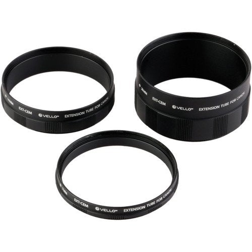 Vello Manual Extension Tube Set for Canon EF/EF-S-Mount