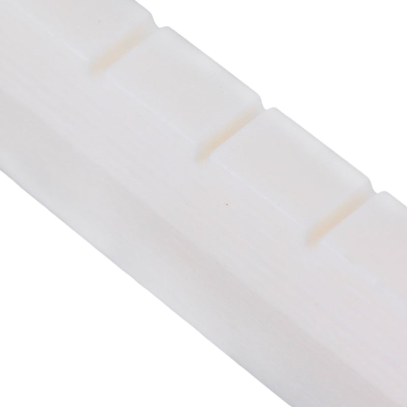 BQLZR White Buffalo Bone Bridge Saddle and 50mm Slotted Nut Set for Classical Guitar