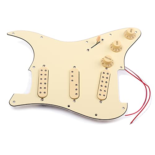 Alnicov SSS 3-Ply Pre-Wired Pickguard Pickup Set High quality Retro Single-coil Pickup Musical Instrument Accessories