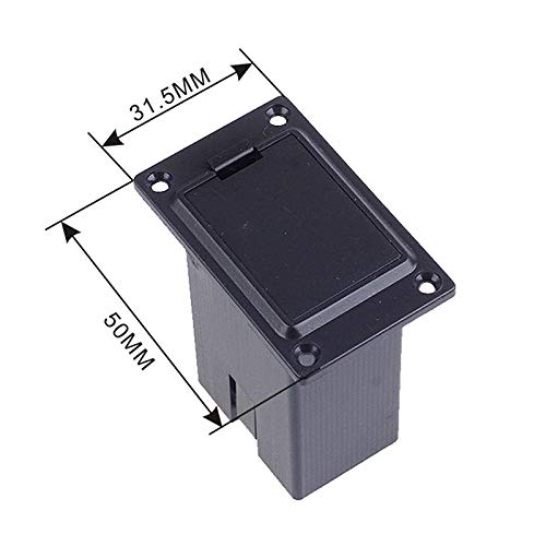 GETMusic Active Bass Guitar Pickup 9V Battery Boxs/Holder/Case/Compartment Cover Plastic Battery Case