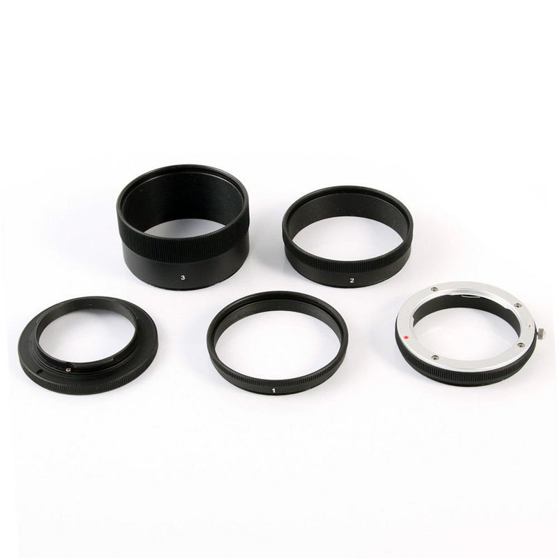 FocusFoto Macro Extension Tube Ring Kit For Sony E-Mount Camera Lens NEX-5R 5T 5N NEX-6 NEX-7 a7 a7S a7R a7II a7SII a7RII a6500 a6300 a6000 a5100 a5000 a3500 FS700 VG30 VG900 for Close-up Photography