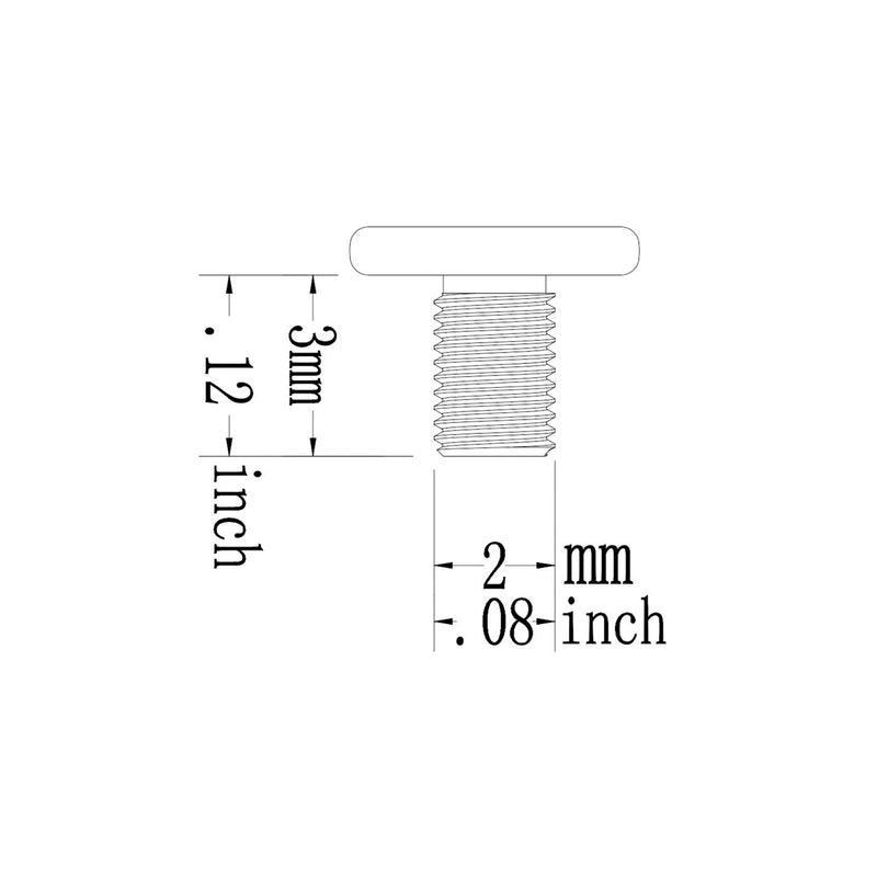 M.2 Screw,HFEIX SSD Mounting Kit with Screwdriver for ASUS Motherboard or ASRock Board NVMe PCIe Driver (20 pcs) 20 pcs