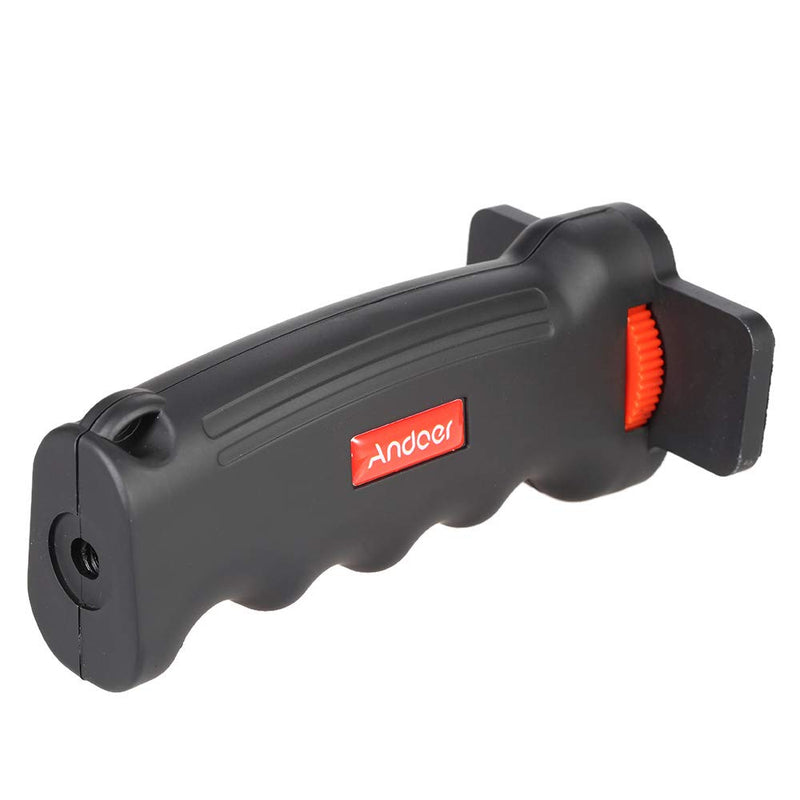 Andoer Wide Platform Pistol Grip Camera Handle with 1/4" Screw for SLR DSLR DC Canon Nikon Sony iPhone Xiaomi Smartphone