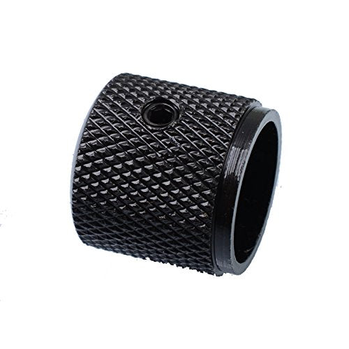 Metal Volume Tone Dome Tone Guitar Speed Control Knobs with Allen Keys Screws Set for Fender Strat Telecaster Gibson Les Paul Electric Guitar or Bass, Black Pack of 4 Pcs,MusicOne