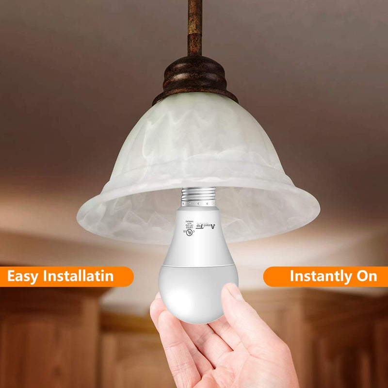 A19 LED Light Bulbs- 6 Pack, AmeriTop Efficient 14W(100W Equivalent) 1600 Lumens General Lighting Bulbs, UL Listed, Non-Dimmable, E26 Standard Base (2700K Soft White) 2700K Soft White