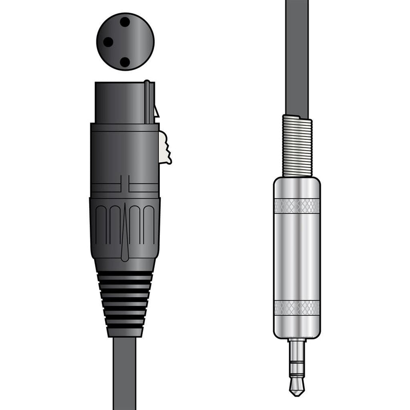 chord S3J-XF051 Classic XLR F-3.5 mm 0.5 m Lead