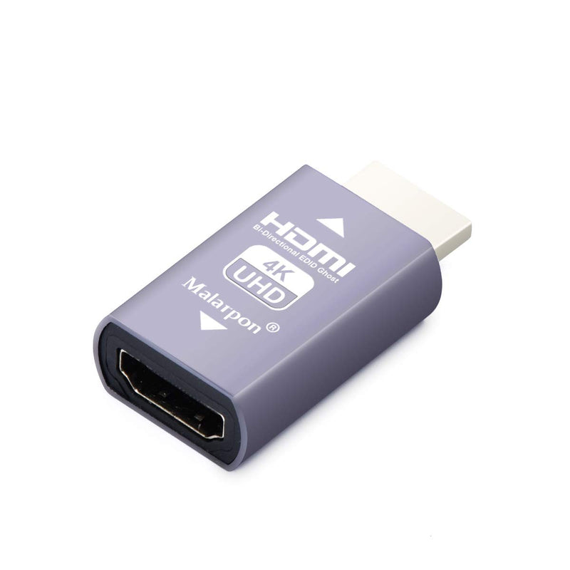 Hdmi Edid Emulator Passthrough 3rd Generrtion Aluminum fit Headlesskeep The EDID of The Monitor Active Switches and Extenders 3840x2160@59Hz 3P HDMI EDID 4K-3P