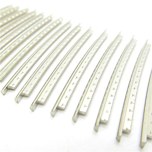 Acoustic Guitar Fret Wire Set 20pcs Copper 2.0mm Width Chrome