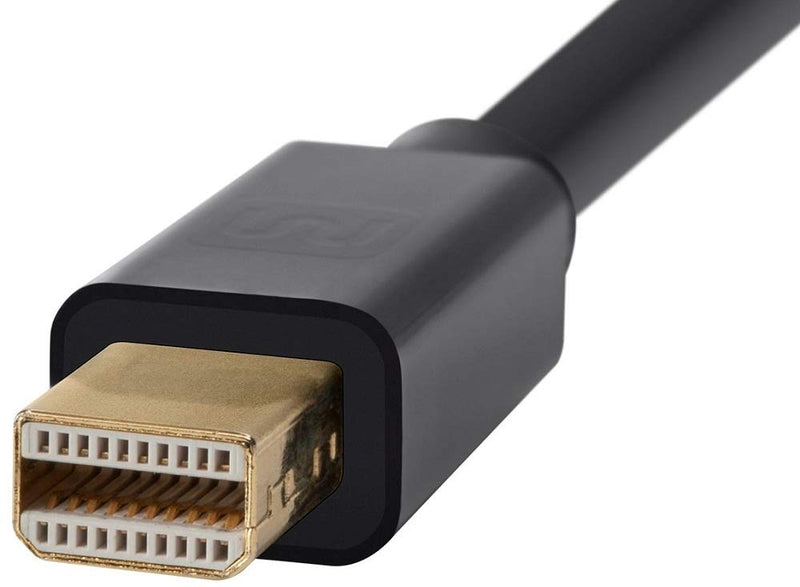 Monoprice 115888 Mini DisplayPort 1.2 to DisplayPort Cable - 1.5 Feet, 4K Capable, Supports 3D Video - Select Series Black