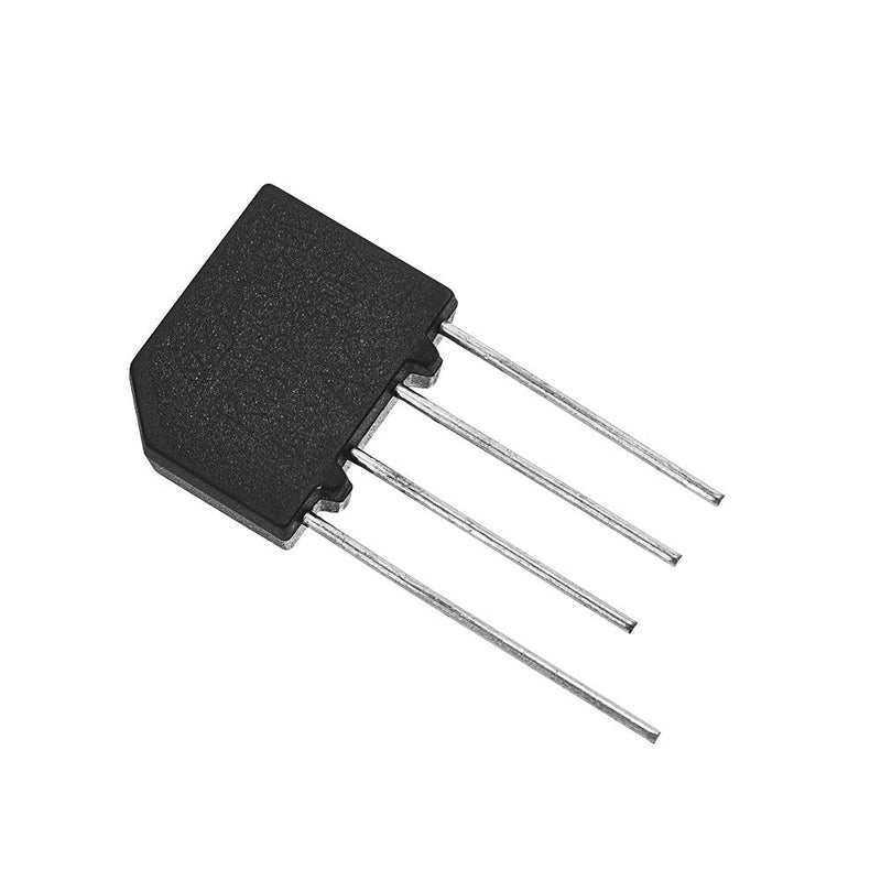 Bridgold 20pcs KBP307 Flat Bridge Bridge Rectifier,3A/700V Single Phase,4-Pin