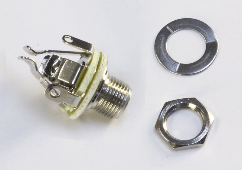 Pure Tone Full-contact Output Jack for Guitar/Bass, with Mounting Hardware Standard