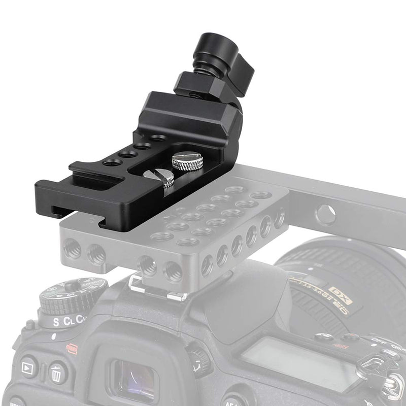 CAMVATE Multi-Function Extension Plate with 15mm Rod Clamp and Cold Shoe Mount
