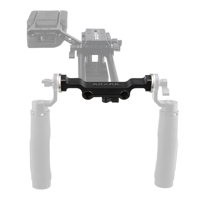 CAMVATE 15 Rod Clamp with Rosette Standard Accessory(M6,31.8mm) for Camera Rig Support Railblock Systems (Black) Black