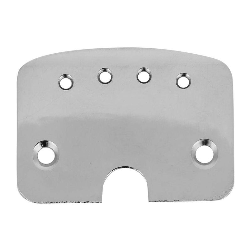 Guitar Tailpiece Metal 4 String Cigar Box Tailpiece Guitar Parts Chrome for Guitar Bass Musical Instrument