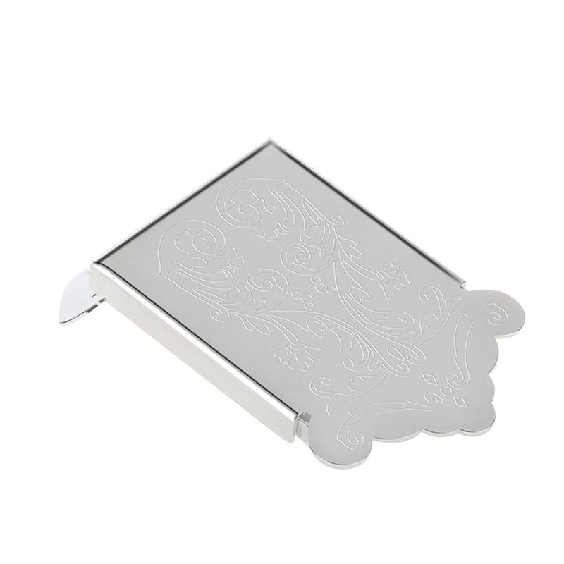 Mandolin guitar tailpiece with replacement accessories for screw instruments (Silver) Silver