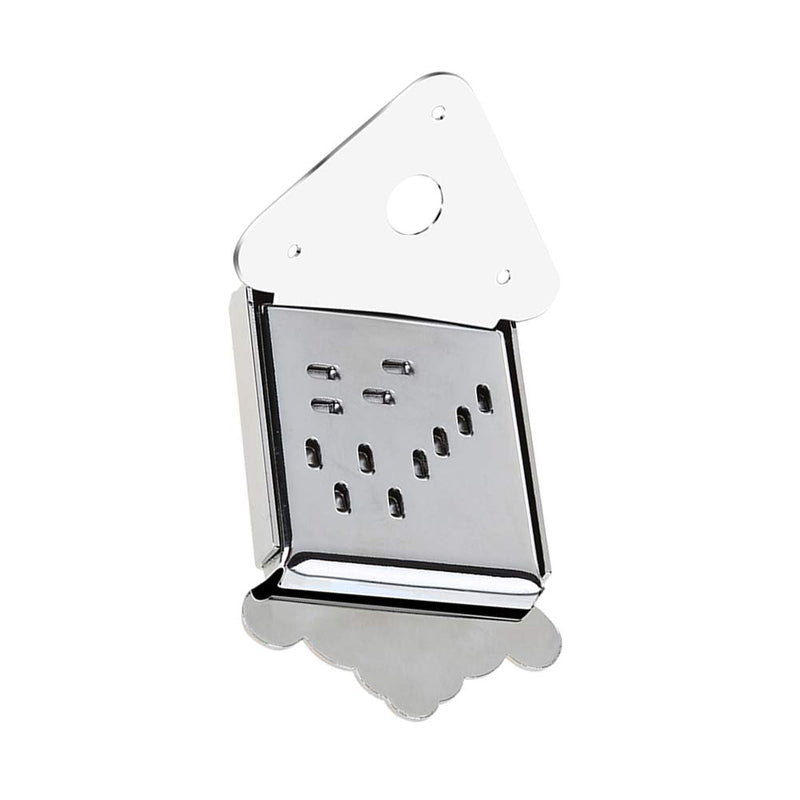 Mandolin guitar tailpiece with replacement accessories for screw instruments (Silver) Silver