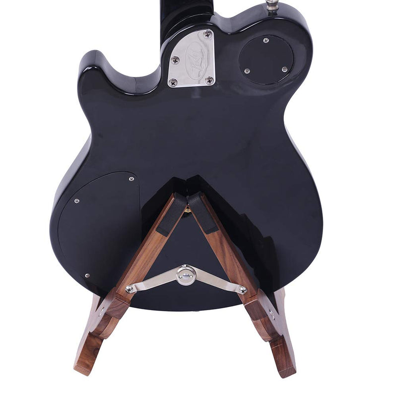 Guitar Stand, Black Walnut Wood Acoustic Guitar Stand, Electric Guitar Stand, Bass Banjo Guitar Stand, Portable Universal Guitar Stand, Guitar Accessories