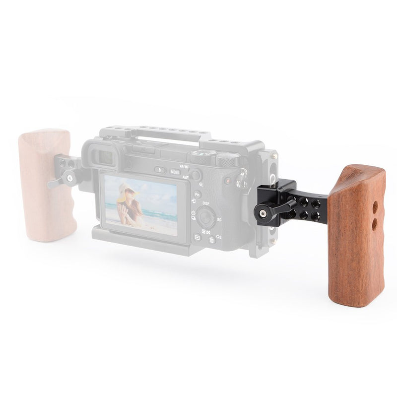 CAMVATE DSLR Wood Wooden NATO Handle Grip (Right Hand) Right hand