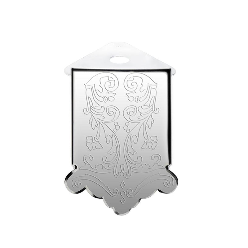 Mandolin guitar tailpiece with replacement accessories for screw instruments (Silver) Silver