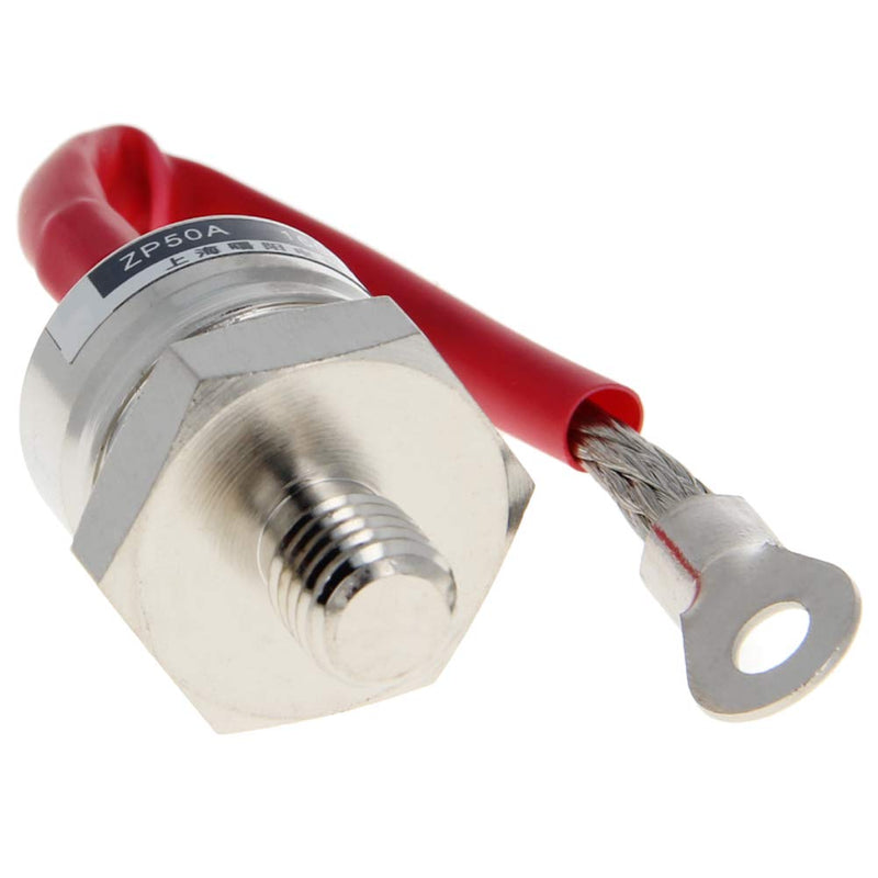 Fielect Forward Silicon Power Rectifier Diode 12mm 1600V 50A Stud Version ZP 12mm positive red