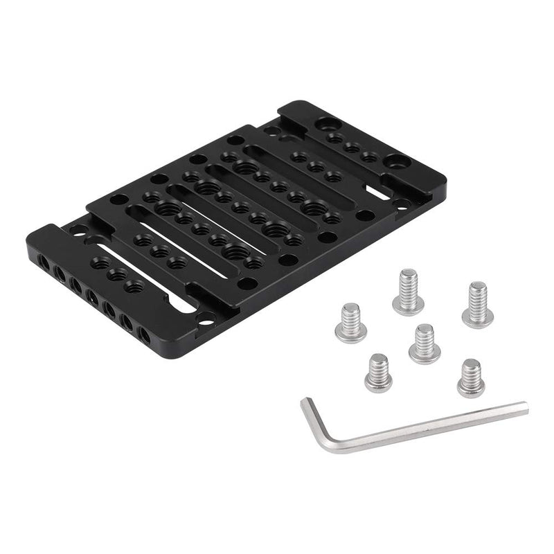 CAMVATE Multi-Purpose Extension Cheese Plate with Built-in Shoe Mounts for Camera Accessroy (Universal)