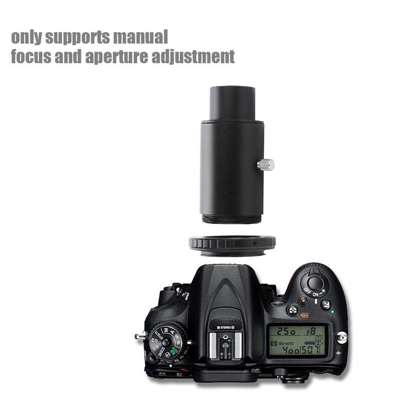 Acouto 1.25 inch Extension Tube M42 Thread T-Mount Adapter + T2 Ring for Canon Telescope Manual Focus