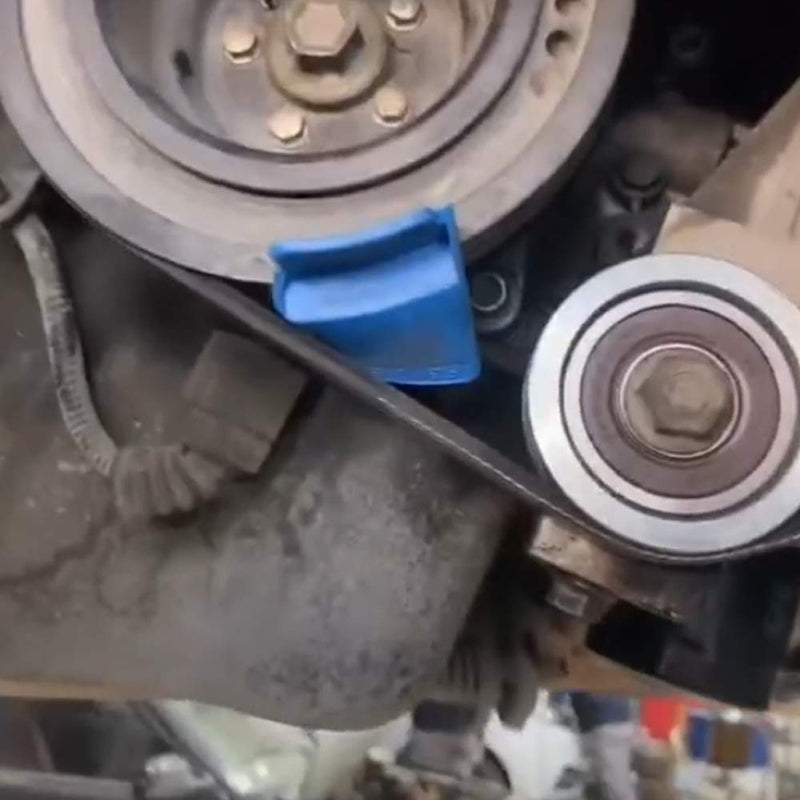 ZKTOOL 1022 Stretch Belt Remover/Installer Tool,Stretch Belt Mate Kit,Belt Removal Installer Tool Set Ribbed Drive Belts Remover/Stretch Auxiliary Belt Removal Pulley Installation Aid