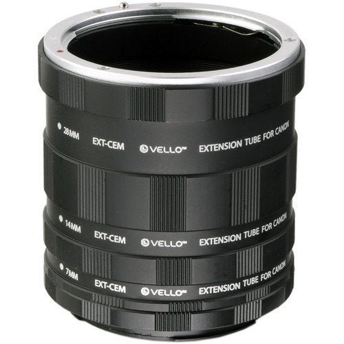 Vello Manual Extension Tube Set for Canon EF/EF-S-Mount